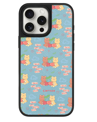 iPhone Leather Grip - Cherry Bear
