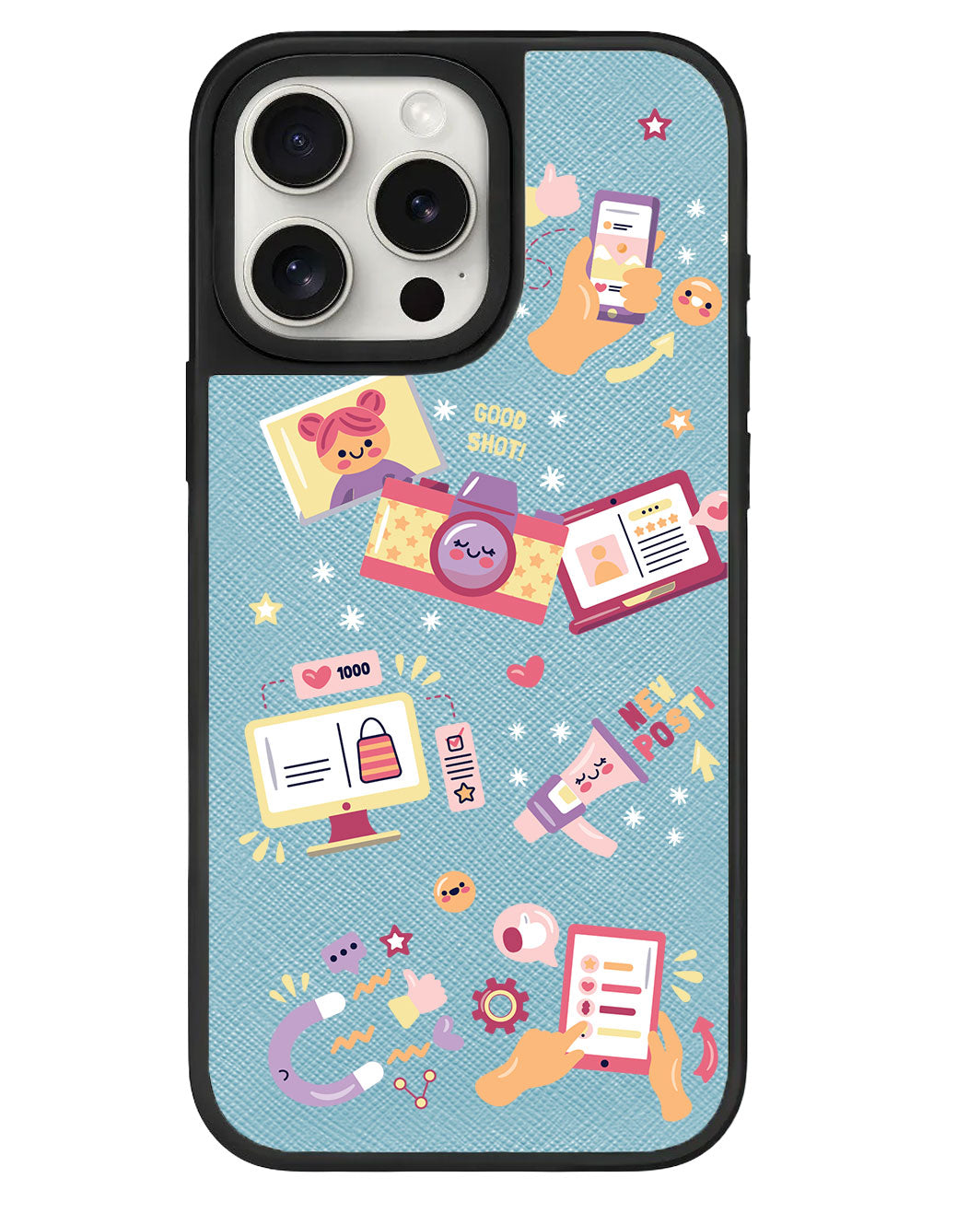 iPhone Leather Grip - Content Creator
