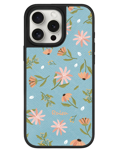 iPhone Leather Grip - Cosmos Flower