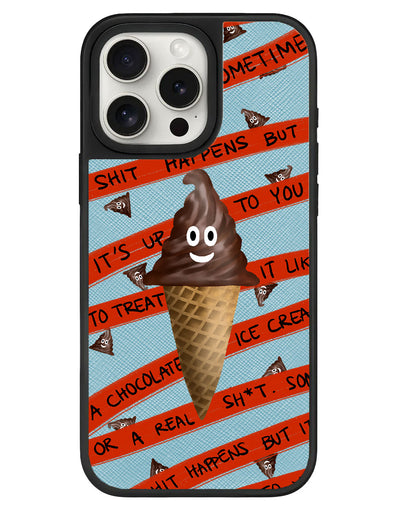 iPhone Leather Grip - Oh! Sh*t Happens