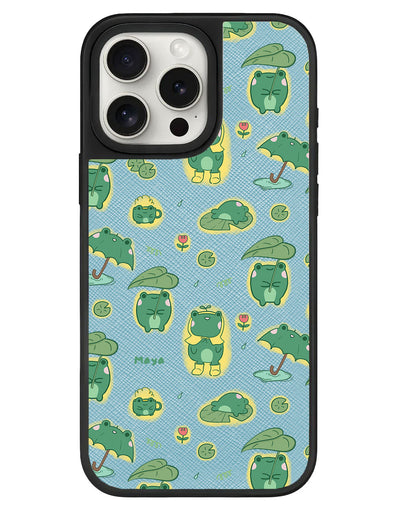 iPhone Leather Grip - Happy Rain