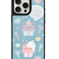 iPhone Leather Grip Case - Cupcake