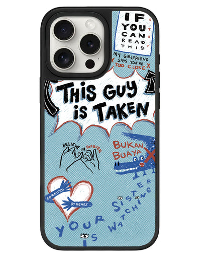 iPhone Leather Grip - Pelakor Proof (For Him)