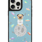 iPhone Leather Grip Case - Pugstronaut