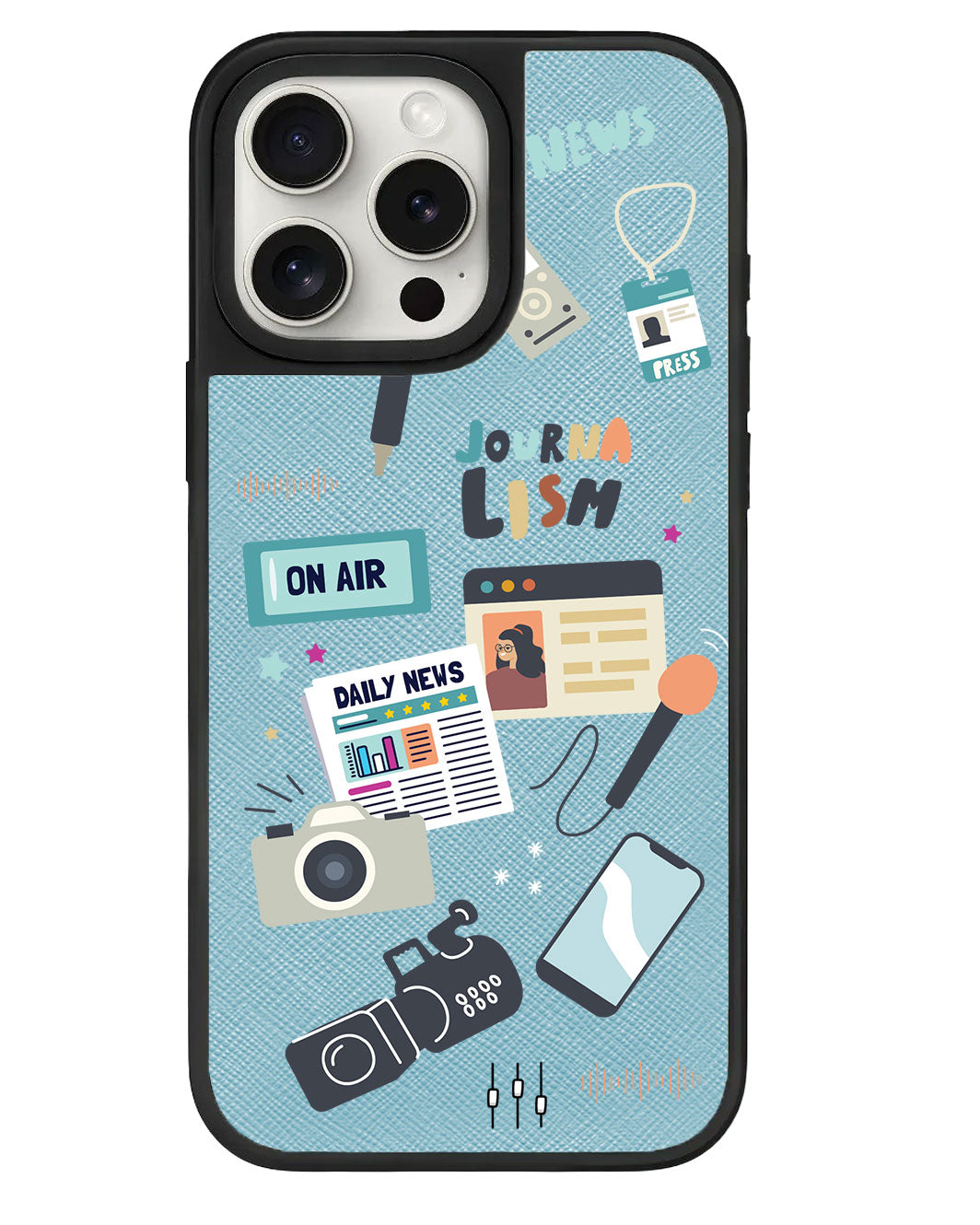 iPhone Leather Grip - Journalist