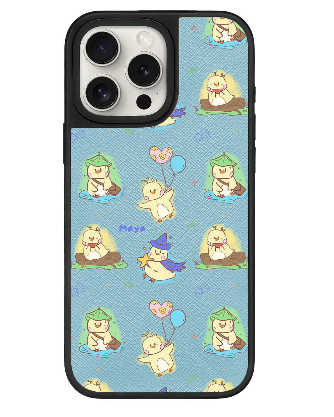 iPhone Leather Grip - Little Duck