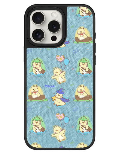iPhone Leather Grip - Little Duck