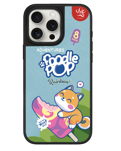 iPhone Leather Grip - Poodle Pop
