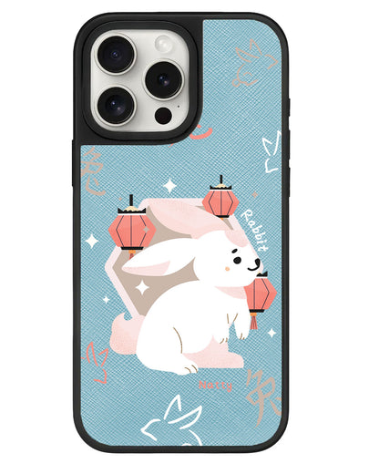 iPhone Leather Grip - Rabbit (Shio / Chinese Zodiac)