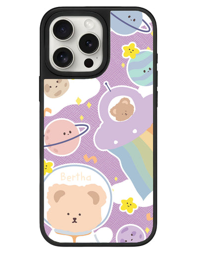 iPhone Leather Grip - Astrobear