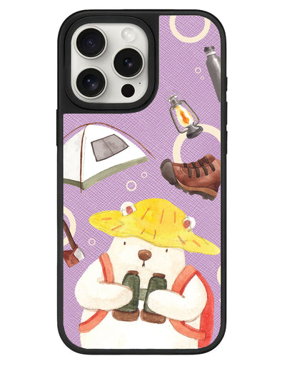 iPhone Leather Grip - Adventure of Bear