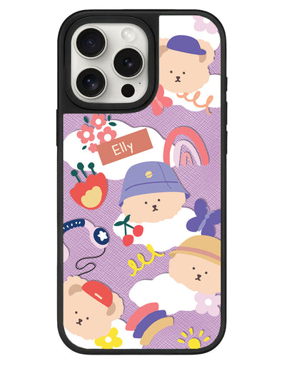 iPhone Leather Grip - Bear in Style