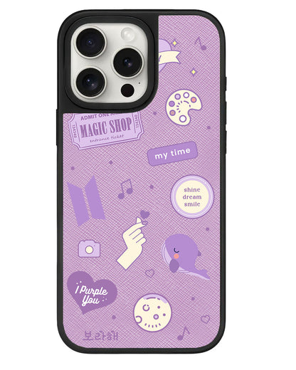 iPhone Leather Grip - BTS Sticker Pack
