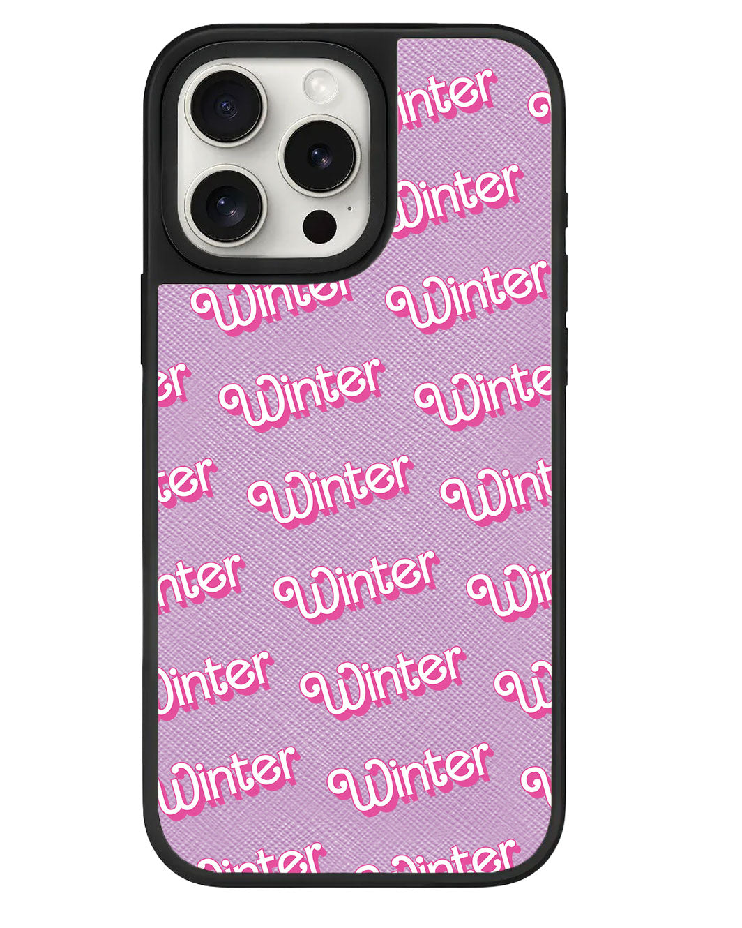 iPhone Leather Grip - Barbie Monogram