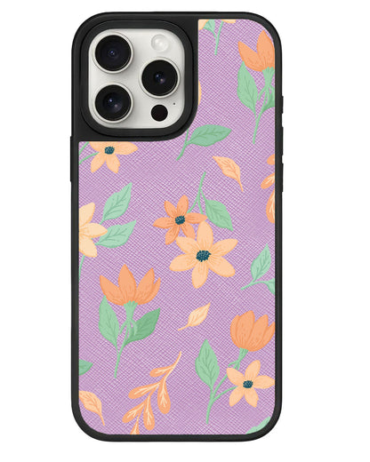 iPhone Leather Grip - Birth Flower 4.0