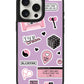 iPhone Leather Grip Case - Blackpink Sticker Pack