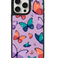 iPhone Leather Grip Case - Butterfly