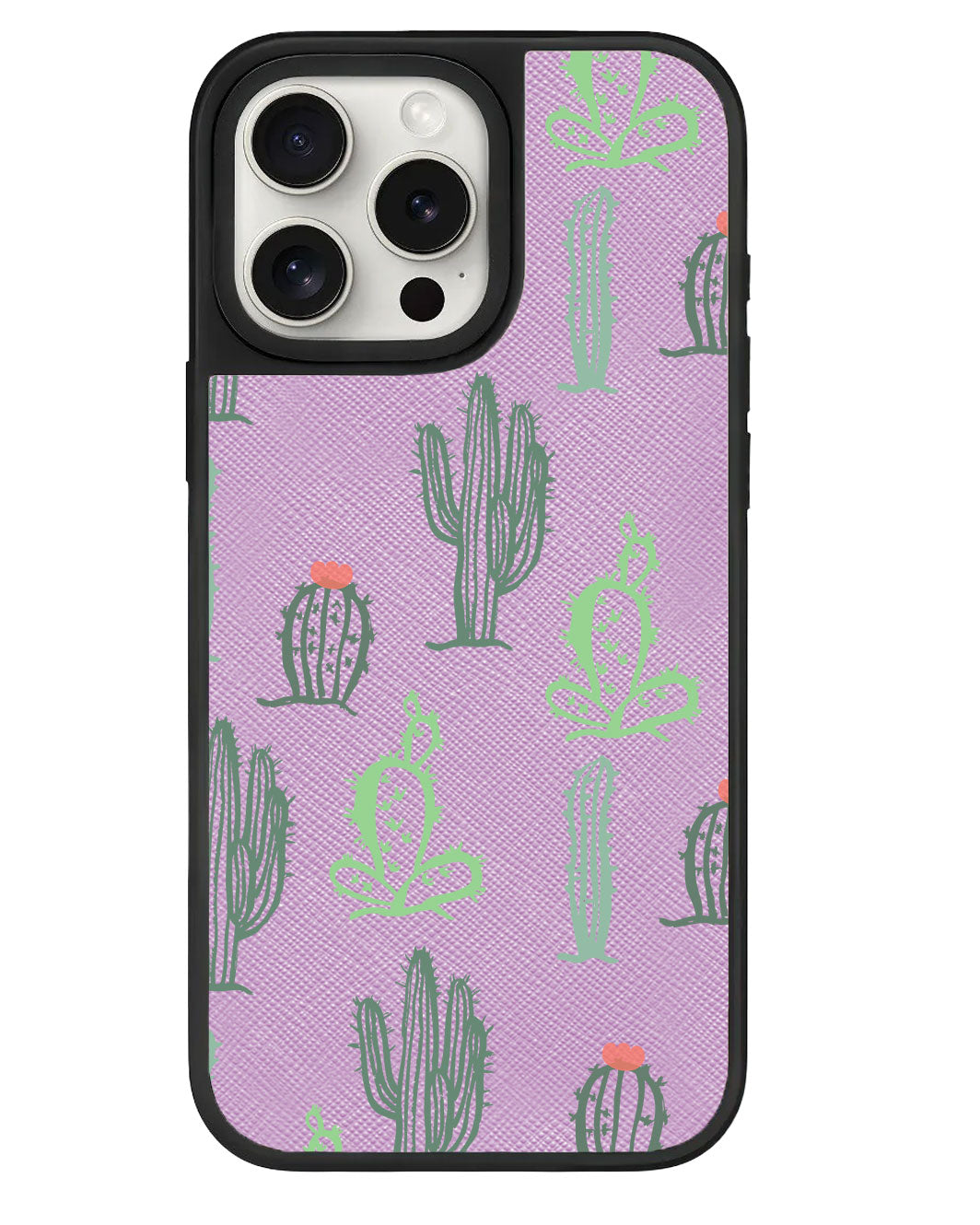 iPhone Leather Grip Case - Cactus