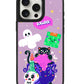 iPhone Leather Grip Case - Cat Monster