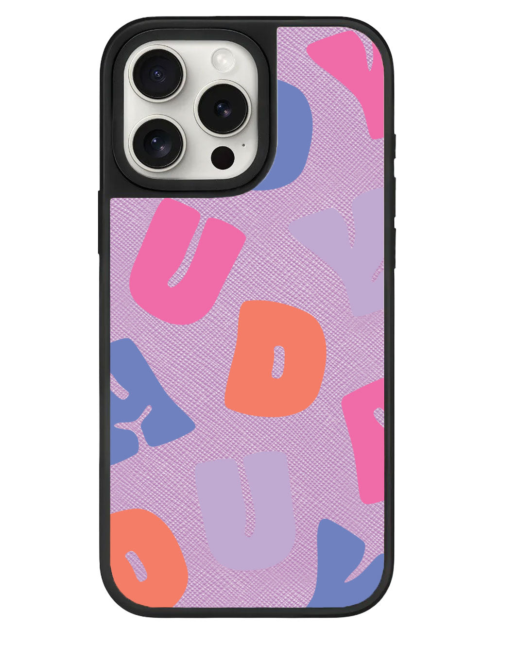 iPhone Leather Grip - Chubby Monogram