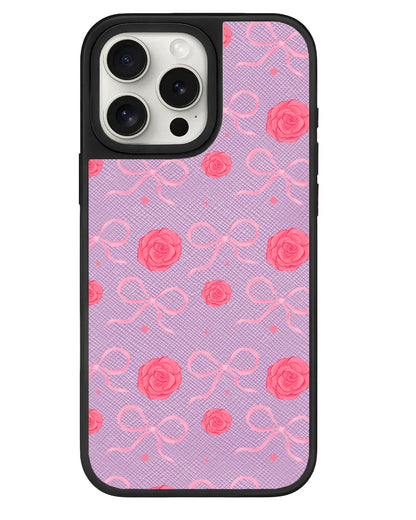 iPhone Leather Grip - Coquette Rose