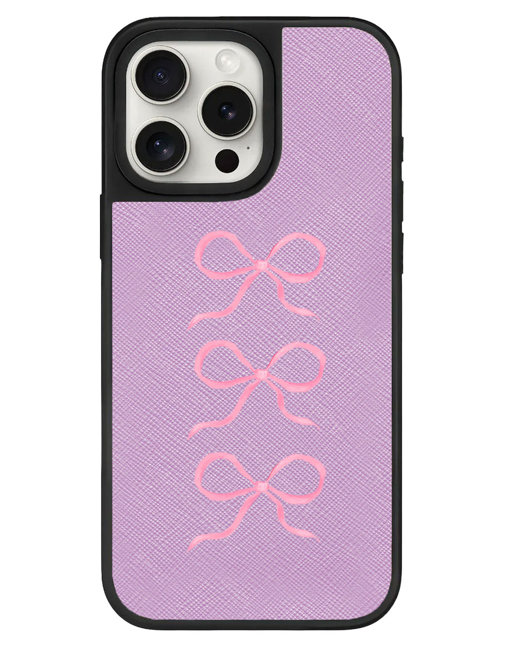 iPhone Leather Grip - Coquette Triple Bow
