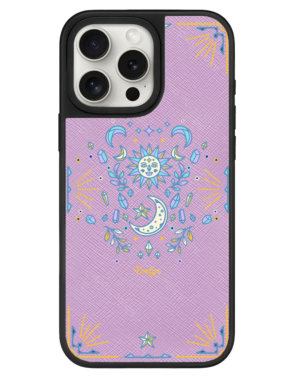 iPhone Leather Grip - Cosmic Dream