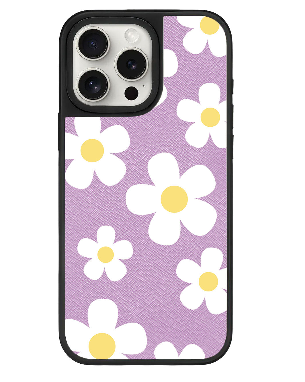 iPhone Leather Grip Case - Daisy 2.0