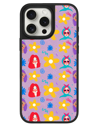 iPhone Leather Grip - Daisy Faces
