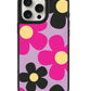 iPhone Leather Grip - Daisy Hot Pink