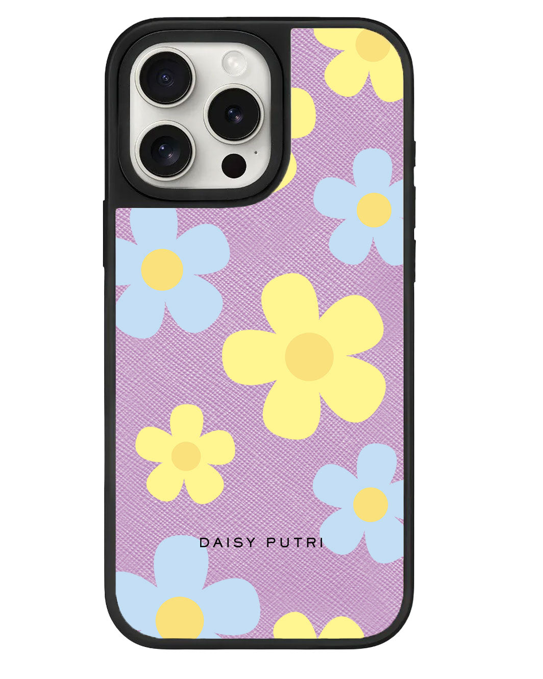 iPhone Leather Grip - Daisy Skies