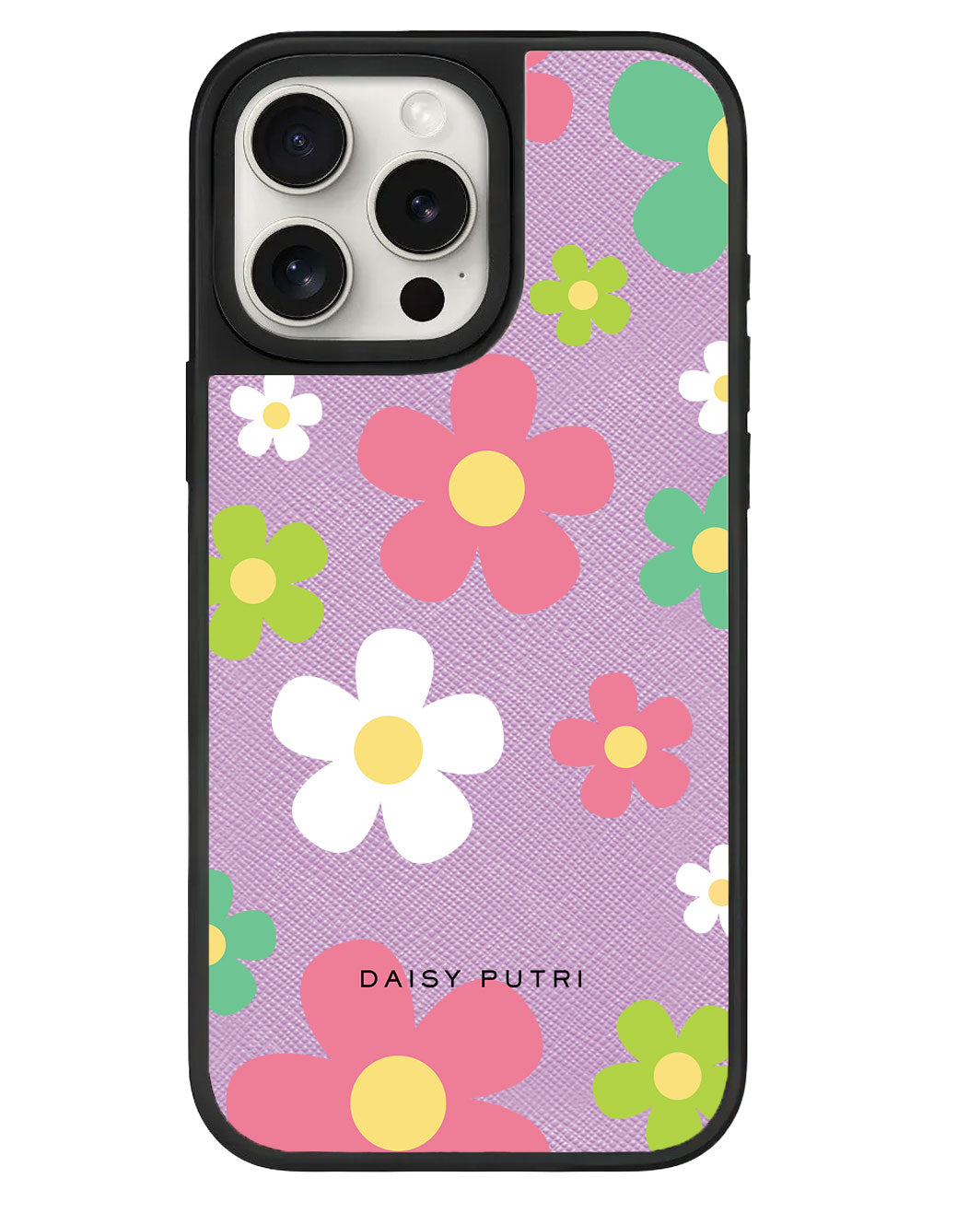 iPhone Leather Grip - Daisy Wild