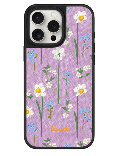 iPhone Leather Grip - December Narcissus