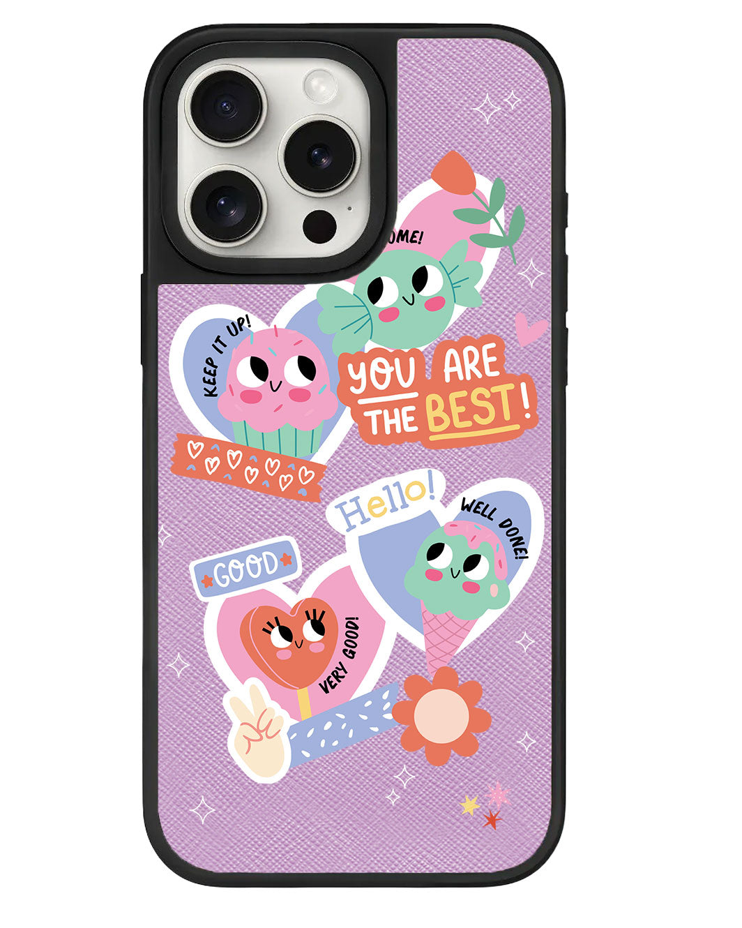 iPhone Leather Grip - Dessert Party