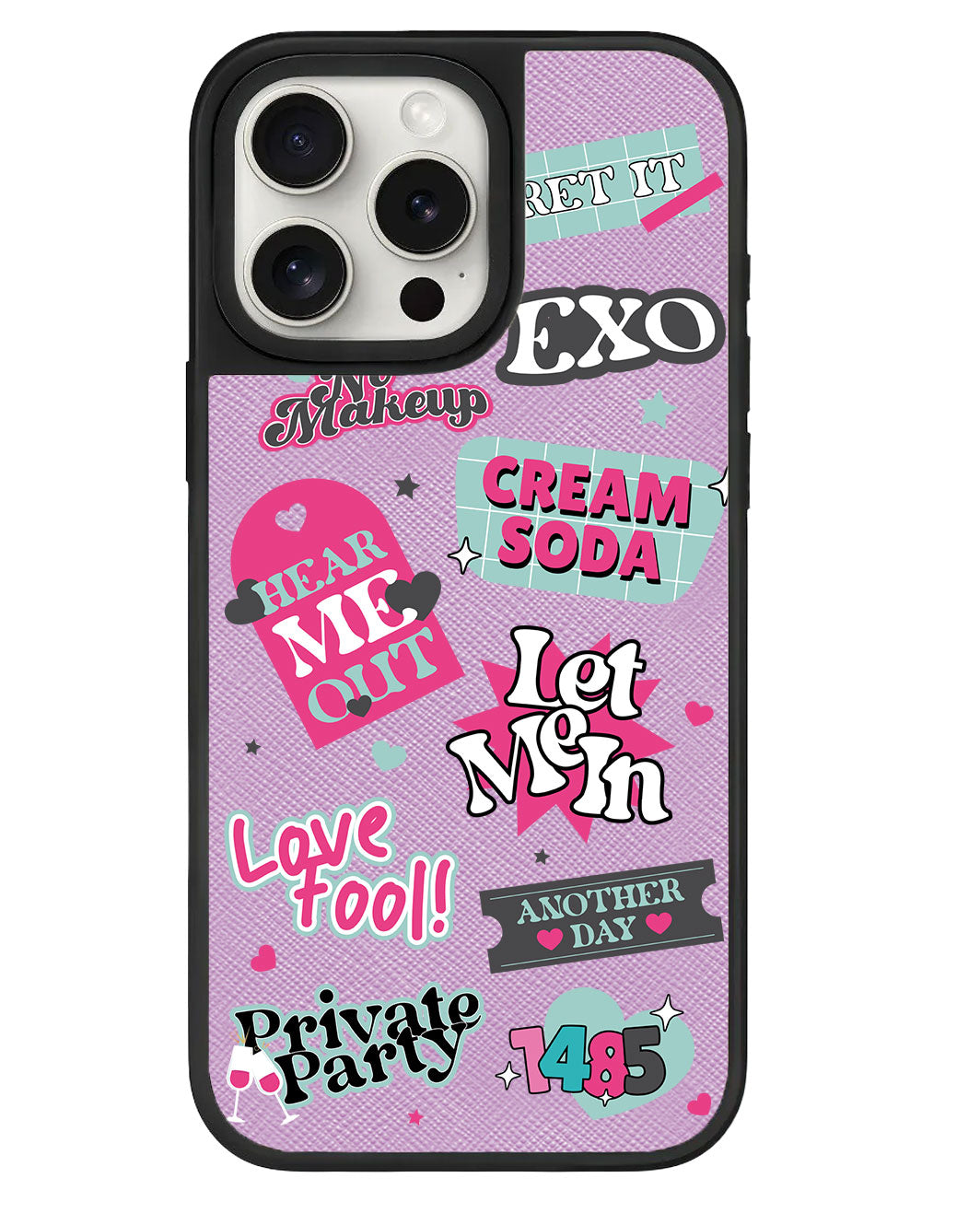 iPhone Leather Grip - EXO Cream Soda