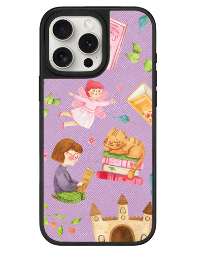 iPhone Leather Grip - Fairy Cat