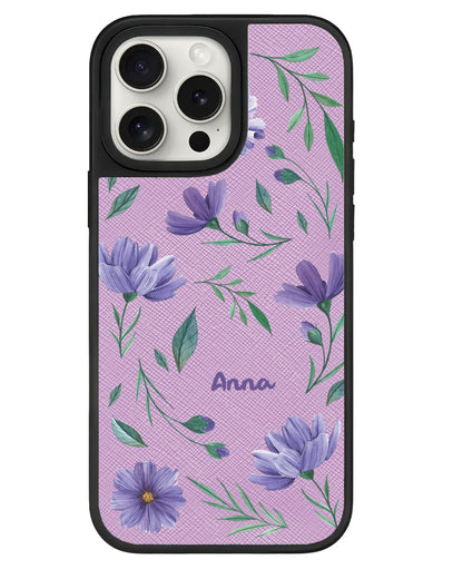 iPhone Leather Grip - February Violet