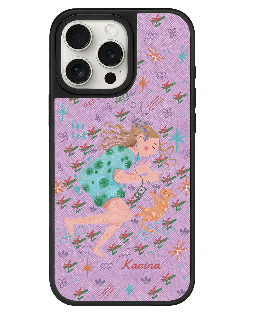 iPhone Leather Grip - Feel the Feels