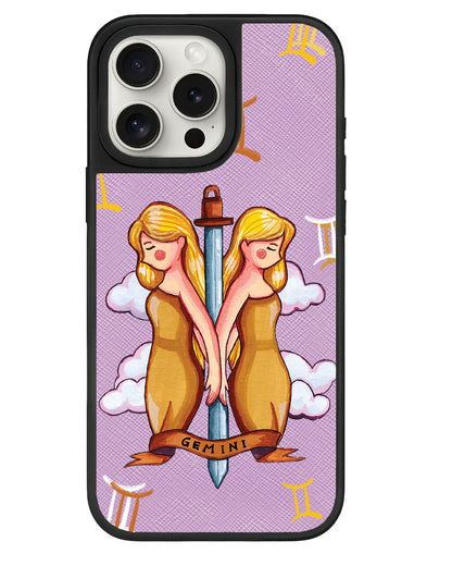 iPhone Leather Grip - Gemini