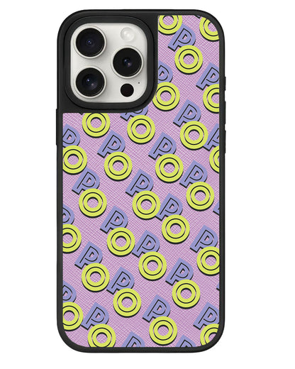 iPhone Leather Grip - Initial Monogram 2.0