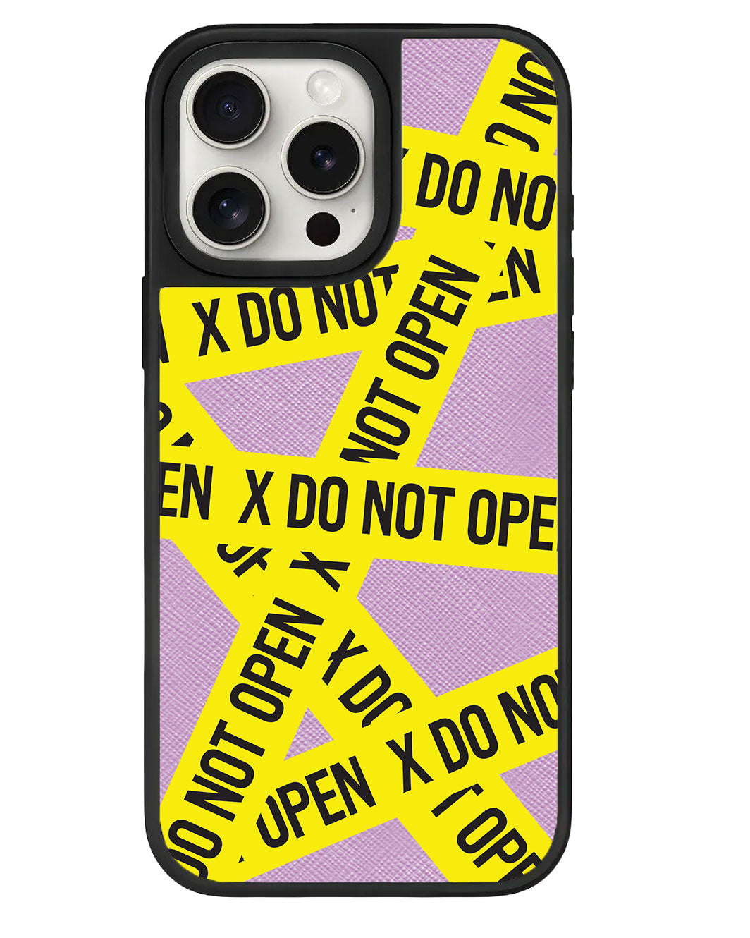 iPhone Leather Grip - Do Not Open 2.0