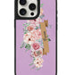 iPhone Leather Grip Case - Peony