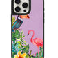 iPhone Leather Grip Case - Tropical