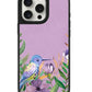 iPhone Leather Grip Case - Orchid