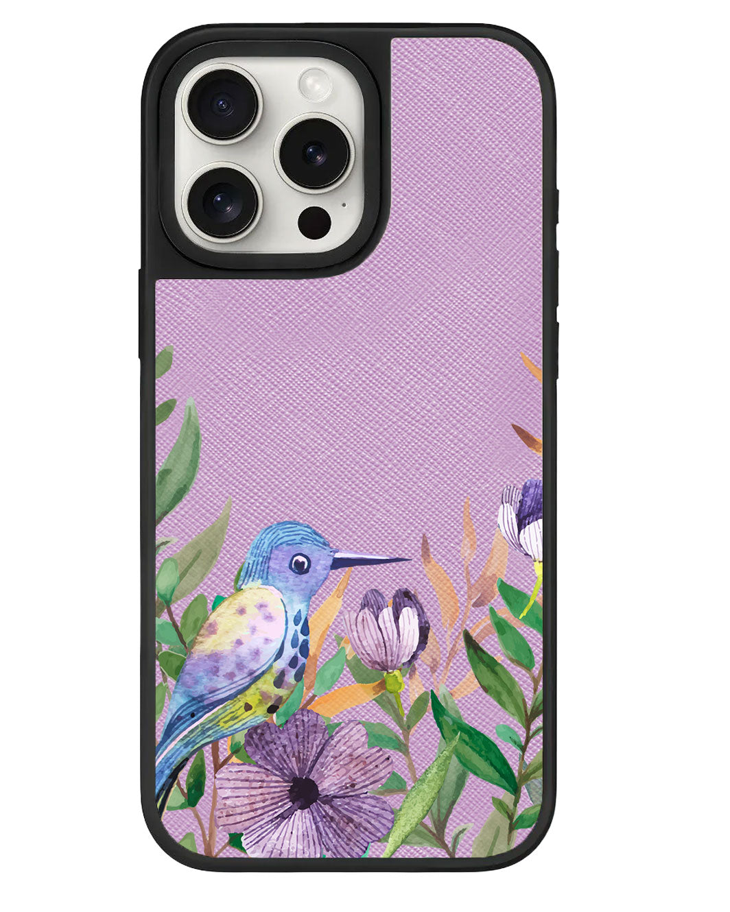 iPhone Leather Grip Case - Orchid