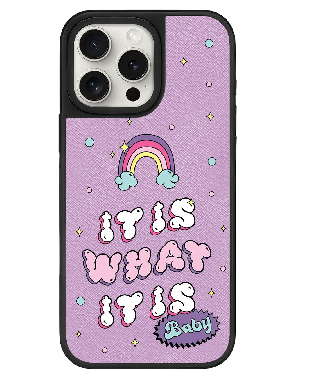 iPhone Leather Grip - It Is What It Is Baby