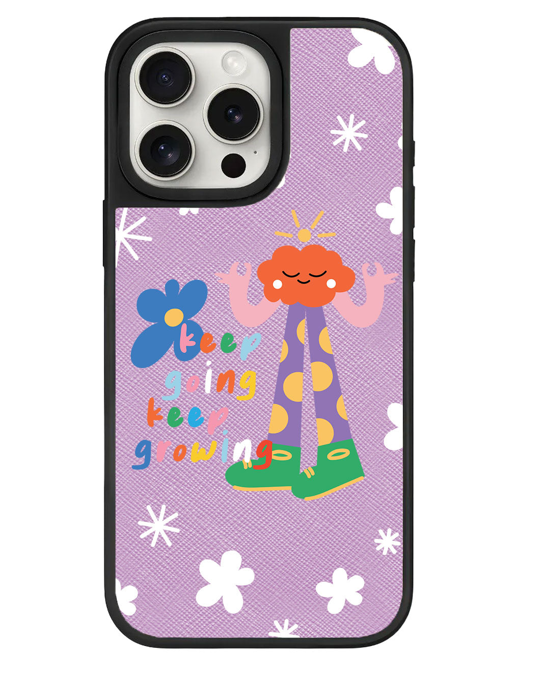 iPhone Leather Grip - Keep Growing