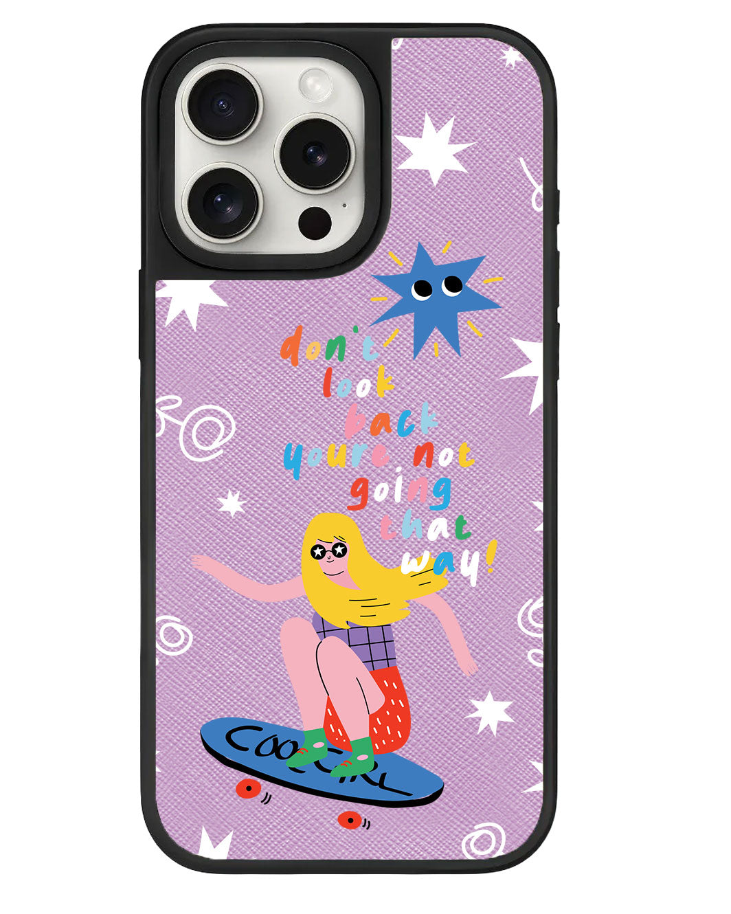 iPhone Leather Grip - Keep Moving