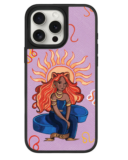 iPhone Leather Grip - Leo