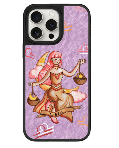 iPhone Leather Grip - Libra